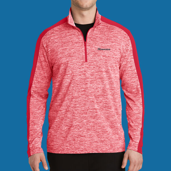 Edwards - PosiCharge ® Electric Heather Colorblock 1/4 Zip Pullover - Program Thumbnail