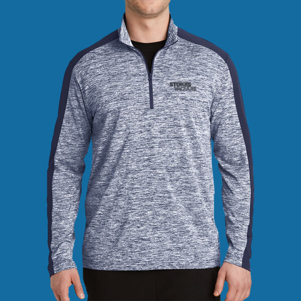Stokes - PosiCharge ® Electric Heather Colorblock 1/4 Zip Pullover - Program Thumbnail